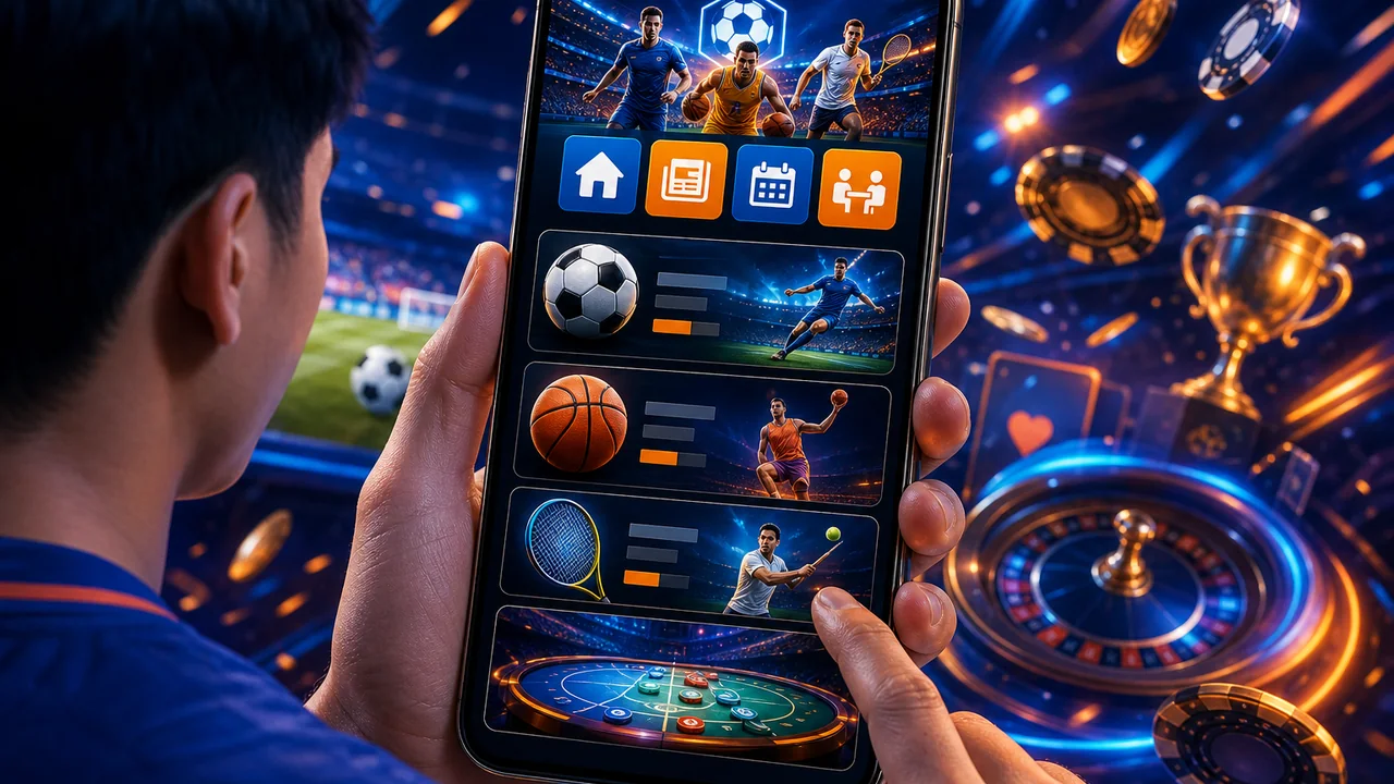 Theo dõi thể thao dễ hơn trên màn hình nhỏ: 555win cho người mới bắt đầu trên điện thoại
