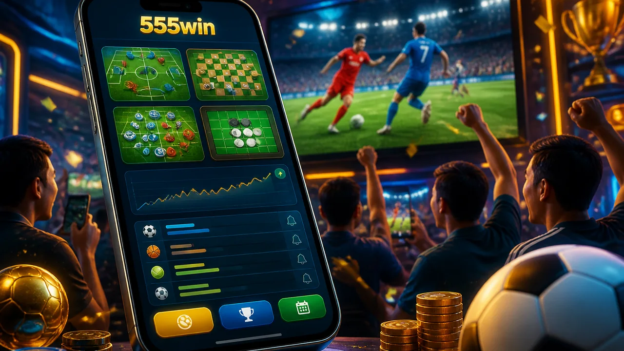 Bốn nhịp cờ cuốn hút: trò chơi cờ 555win được yêu thích khi xem thể thao