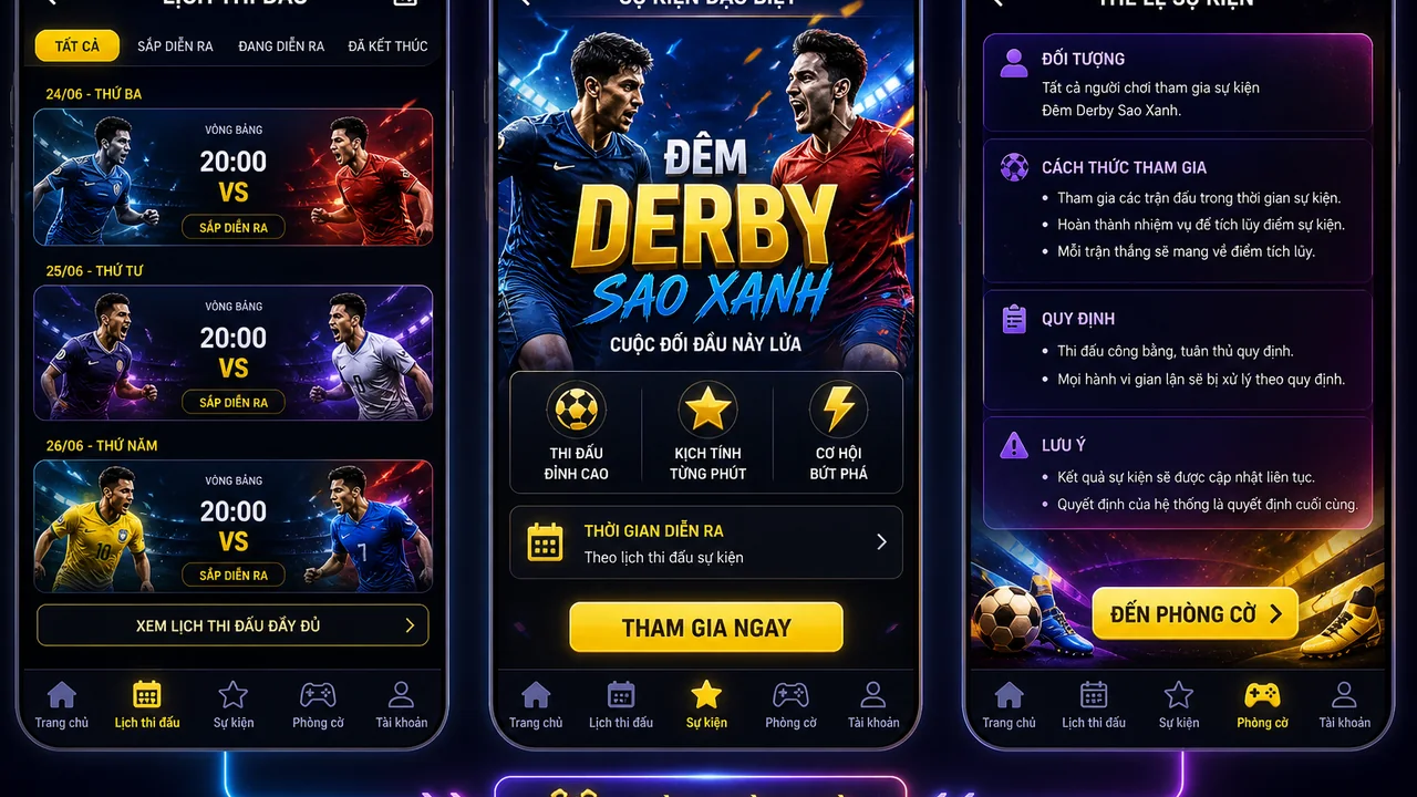 Lịch thi đấu và phòng cờ trên điện thoại: cách khám phá 555win theo từng bước